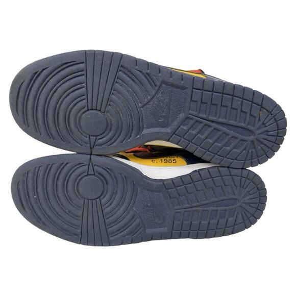 Size 7- Nike Dunk Low x OFF-WHITE University Gold 2019 AUTHENTIC - Picture 10 of 13